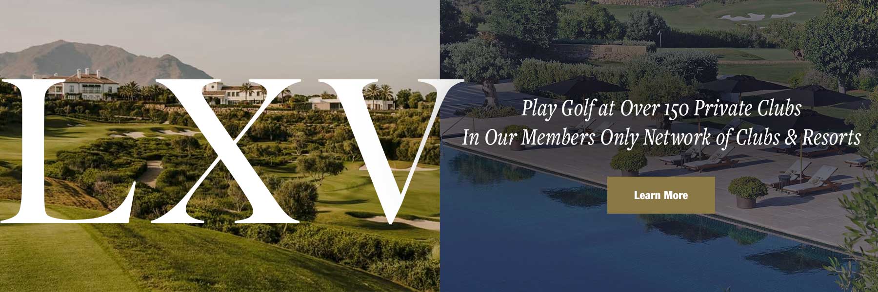 LXV Club — Play Golf at Over 150 Private Clubs