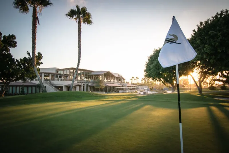 Newport Beach Country Club at sunset
